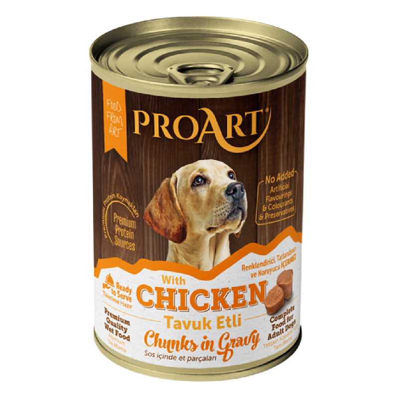 PROART 400G DOG FOOD WITH CHICKEN FOR ADULT DOGS