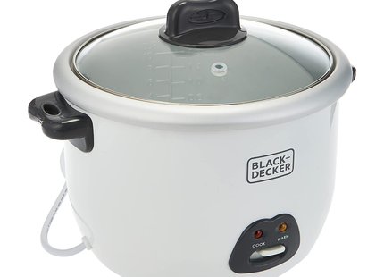 Black & Decker Rice Cooker 1.8L White 