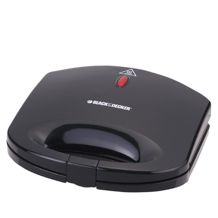 Black &amp; Decker 2-Slice Non-Stick Sandwich Maker 600W Black 