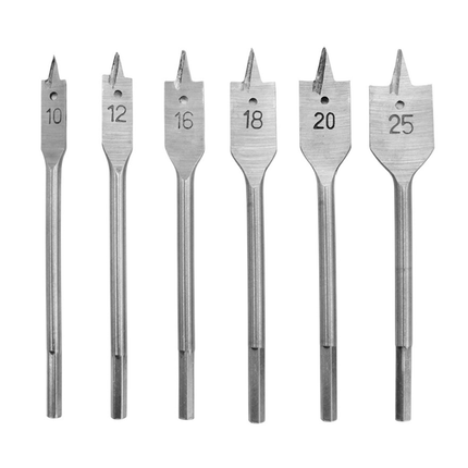 طقم ريش خشب 6 قطع