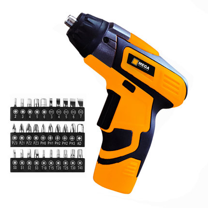MEGA CORDLESS SCREWDRIVER 3.6V