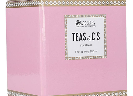 Maxwell & Williams Teas & C’s Kasbah Coffee Mug in Gift Box, Porcelain, Hot Pink, 300 ml