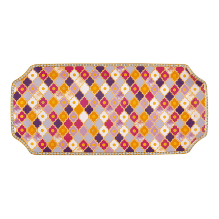 Maxwell & Williams HV0128 Teas & C’s Kasbah Large Serving Platter in Gift Box, Porcelain, Rose, 33 x 15.5 cm