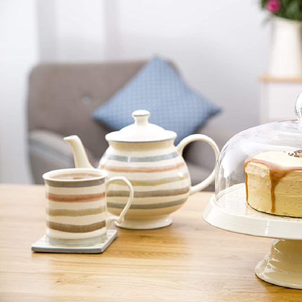 Classic Collection Ceramic Tea Pot, Gift Tagged