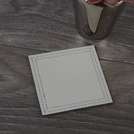 Creative Tops C000269 Faux Leather Square Coasters