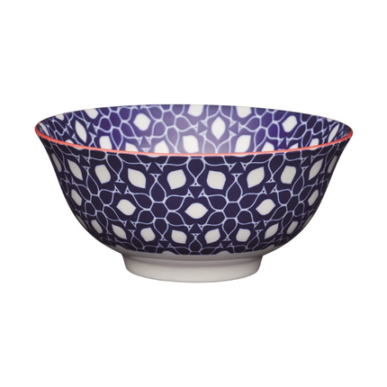 Kc Floral Geo Bowl 15.7cm