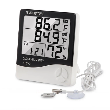DIGITAL THERMOMETER WHIT HYGROMETER INDOOR OUTDOOR (-50 / 70+ )