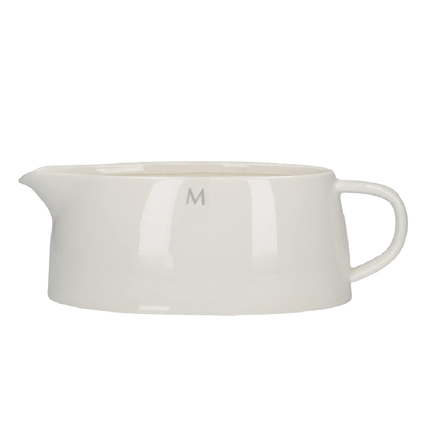 M By Mikasa Porcelain Gravy Boat, 18.5 x 9.5 cm (7 Inch x 3.75 Inch)