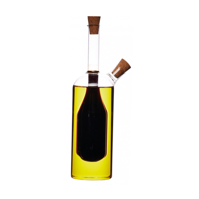 KitchenCraft oil and vinegar dispenser 350 ml glass transparent