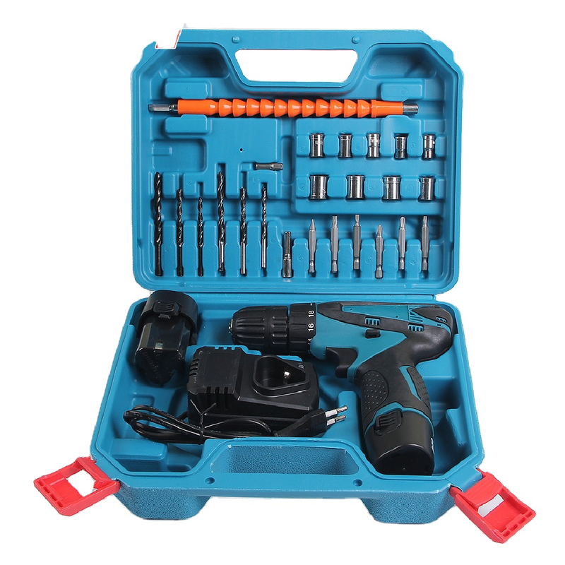 SCREWDRIVER SET 12V ELECTRIC DRILL CORDLESS WITH LITHIUM BATTERY