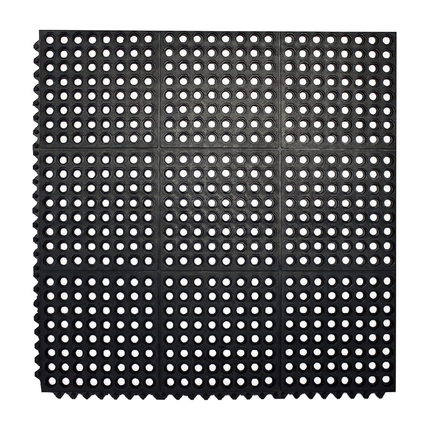 دعسة الأرضيات المطاطية المتشابكة 90 * 90 سم