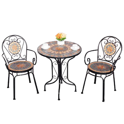 LUXURY GARDEN DINING SET - 3 PIECES