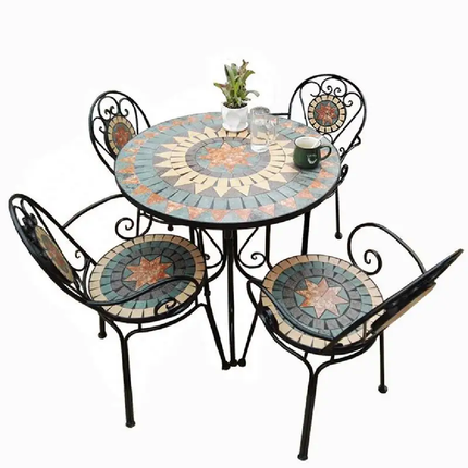 LUXURY GARDEN DINING SET - 5 PIECES