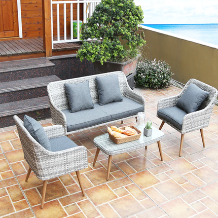 LUXURY GARDEN SEATING SET - 4 PIECES