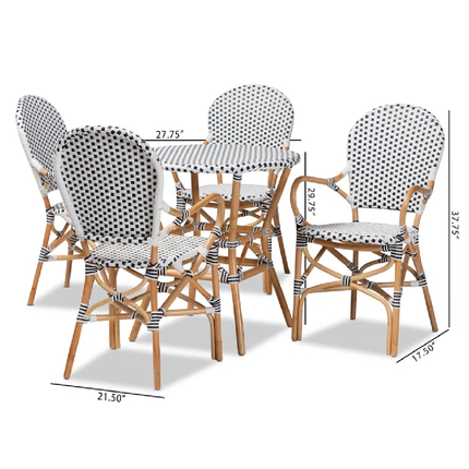 LUXURY GARDEN DINING SET - 5 PIECES