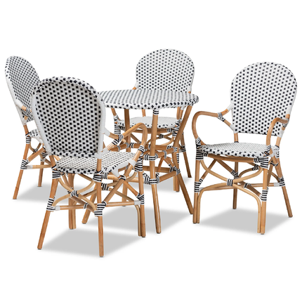LUXURY GARDEN DINING SET - 5 PIECES