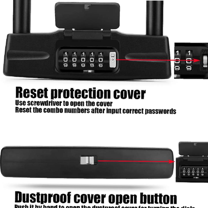 قفل دراجة - أرقام