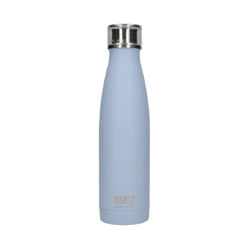 BUILT 17OZ DOUBLE WALLED STAINLESS STEEL WATER BOTTLE ARCTIC BLUE