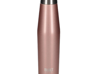 BUILT PERFECT SEAL VACUUM INSULATED WATER BOTTLE, 540 ML, ROSE GOLD