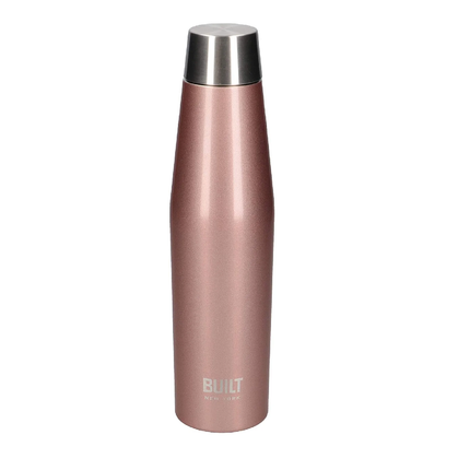 BUILT PERFECT SEAL VACUUM INSULATED WATER BOTTLE, 540 ML, ROSE GOLD