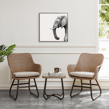 LUXURY GARDEN SEATING SET - 3 PIECES