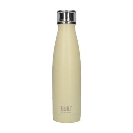 BUILT 17OZ DOUBLE WALLED STAINLESS STEEL WATER BOTTLE VANILLA