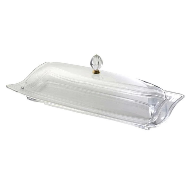 HEC  ACRYLIC SERVING TRAY WITH DOME COVER