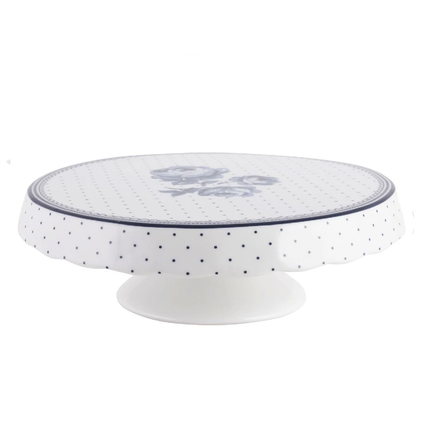 KATIE ALICE VINTAGE INDIGO CAKE PEDESTAL