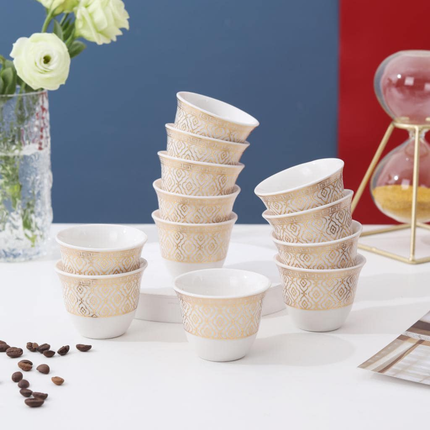 طقم فناجين القهوة العربية من رويال - 12 قطعة