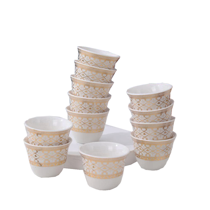 ROYAL ARABIAN COFFEE CUPS SET, 12PIECES