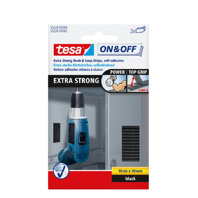 TESA ON & OFF EXTRA STRONG STRIPS