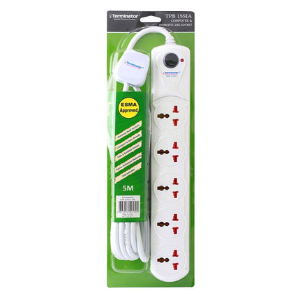 TERMINATOR EXTENSION LEAD 5 WAY - 5M