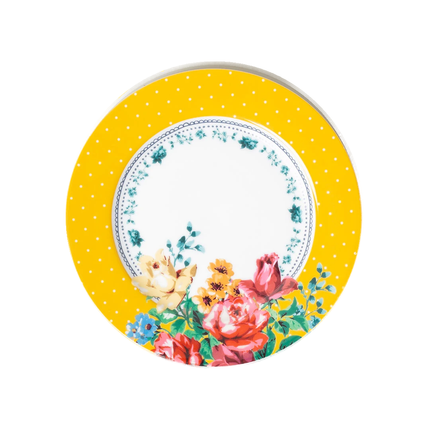 وعاء لوحة جانبية ذات نقطة خردل بوهيمي