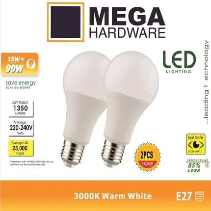 MEGA LED BULB 15W 3000K E27