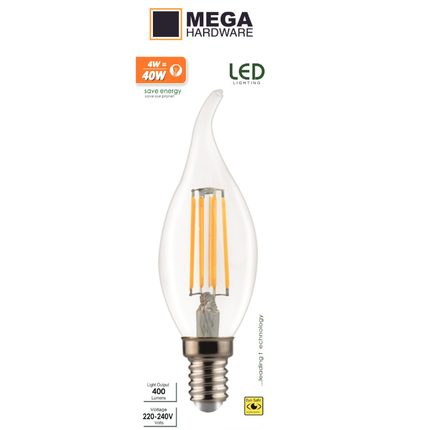 لمبة خيوط العنبر من ميجا 4 واط