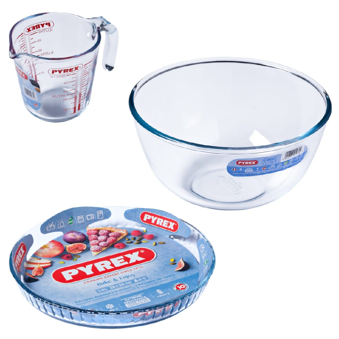 PYREX 3 PCS SET – Mega Hardware