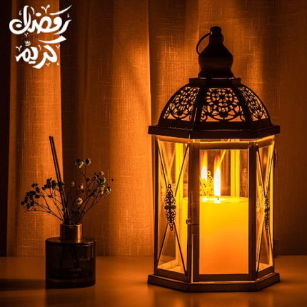 ANTIQUE WHITE LANTERN