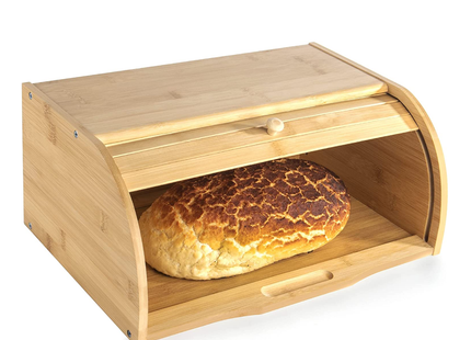 صندوق خبز بيلي بمقبض خشبي