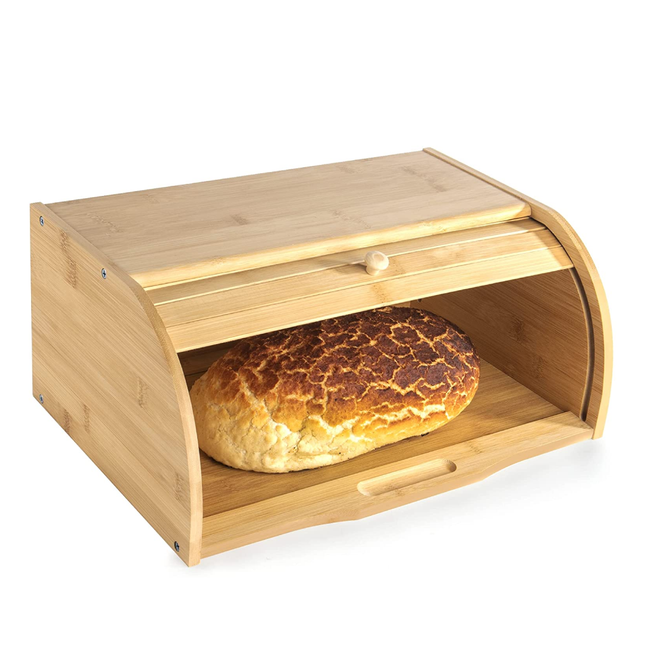 صندوق خبز بيلي بمقبض خشبي
