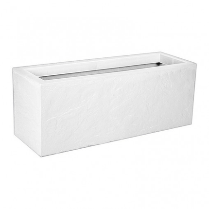 قوار نباتات إيدا 79.5 * 29.5 سم 57 لتر - أبيض