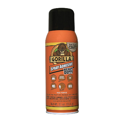 GORILLA MULTIPURPOSE HEAVY DUTY SPRAY ADHESIVE-11OZ