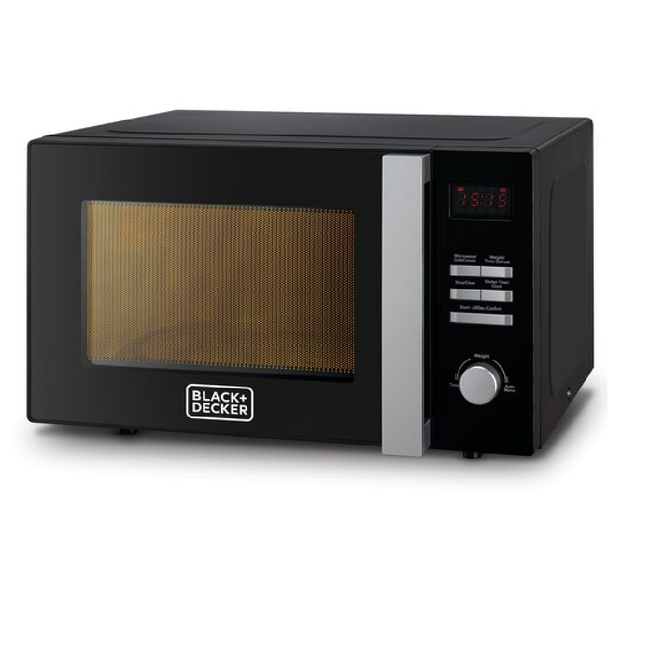 BLACK+DECKER 28L COMBINATION MICROWAVE OVEN WITH GRILL BLACK MZ2800PG-B5