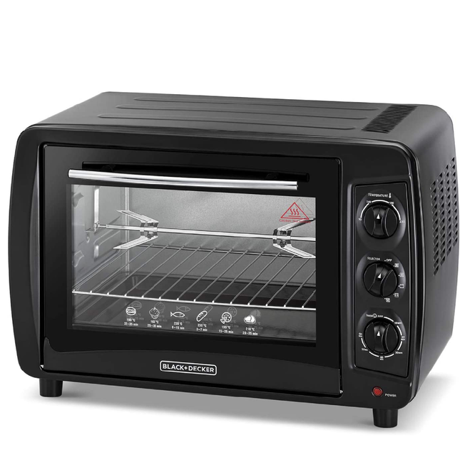 Black &amp; Decker 35L Multi-Function Double Glass Toaster Oven 