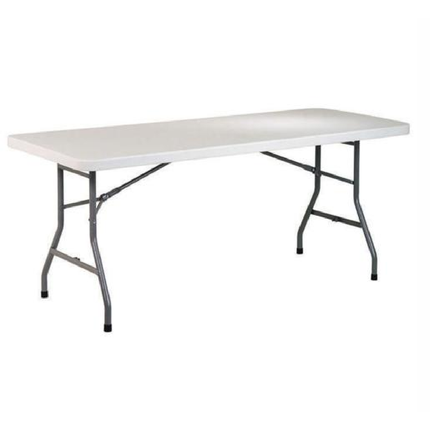 FOLDING IN HALF TRESTLE TABLE