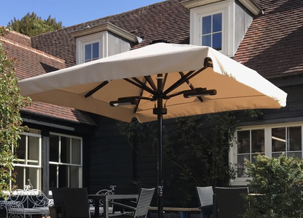 PARASOL 5M X 5M WITH HANDLE SYSTEM