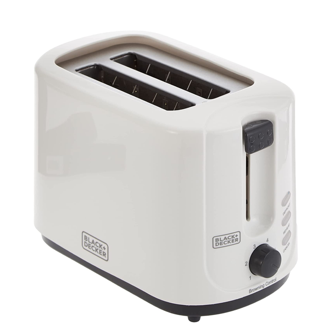 Black &amp; Decker 2-slice toaster, 750 watts 