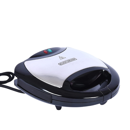 Black &amp; Decker 2-Slice Sandwich Maker 750 Watt, Black 