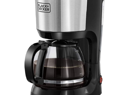 Black + Decker coffee maker, capable of preparing 10 cups, with a power of 750 watts