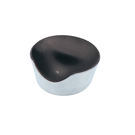 KITCHENCRAFT MASTERCLASS SMART SPACE 2-IN-1 REVERSIBLE TABLET STAND AND SPOON REST, 9.5 X 8 X 4 CM (3.5" X 3" X 1.5") - BLACK / SILVER