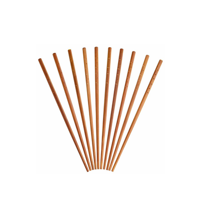 KITCHEN CRAFT 10 PAIRS / 20 X ORIENTAL CHINESE REUSABLE BAMBOO WOODEN CHOPSTICKS